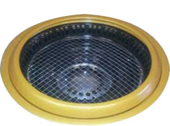 Gas griller with duct system